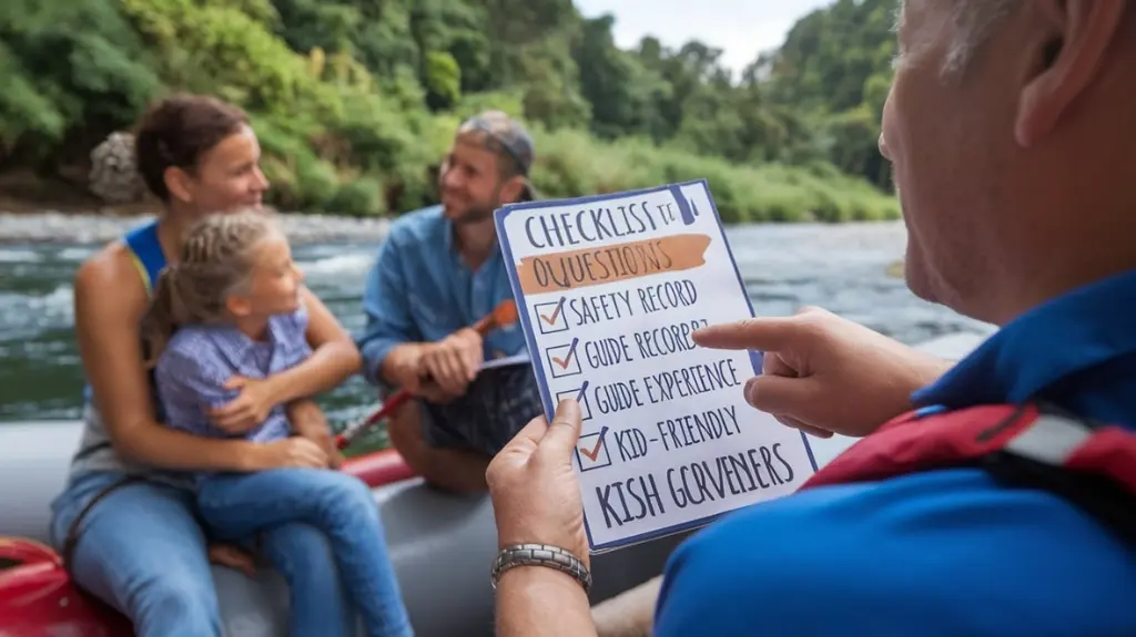 Choose the right operator - Essential questions for a family-focused rafting experience