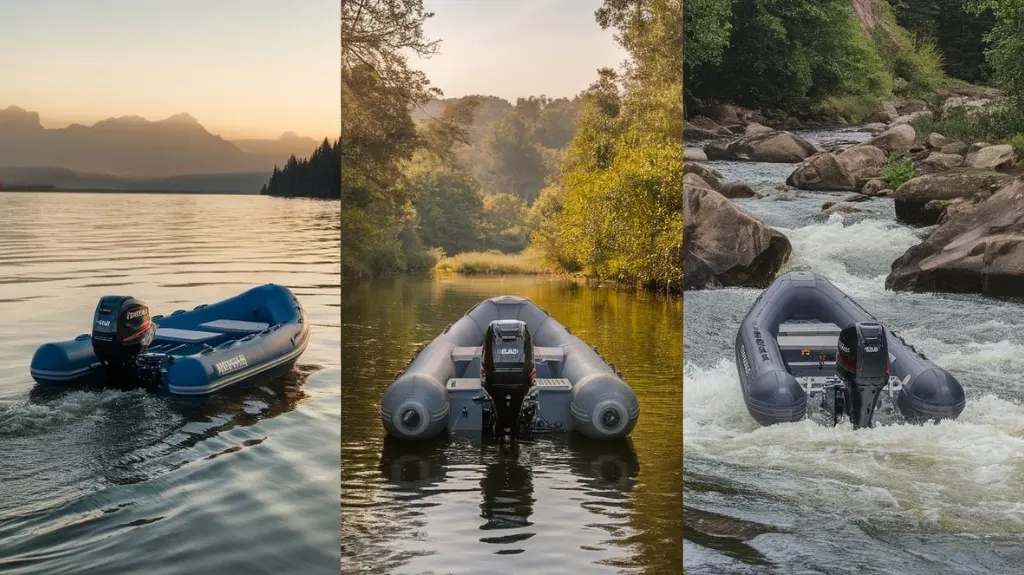 Best inflatable boats and motors for activities like fishing, family trips, and rapids.