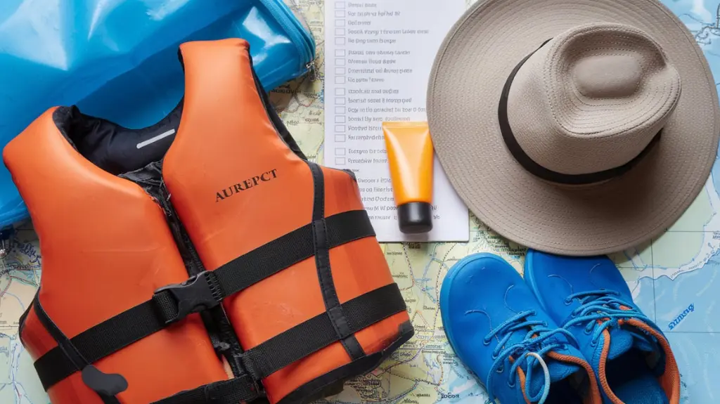 Essential rafting gear and checklist for preparing a Grand Canyon rafting trip.