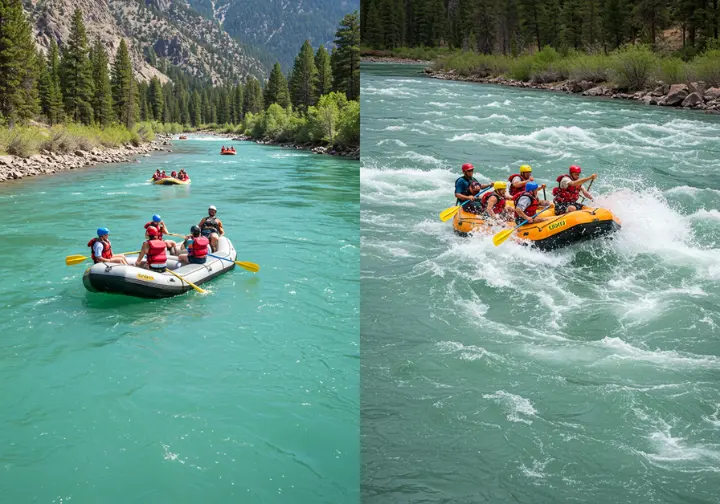 Rafters on the Lower and Upper Animas River in Durango