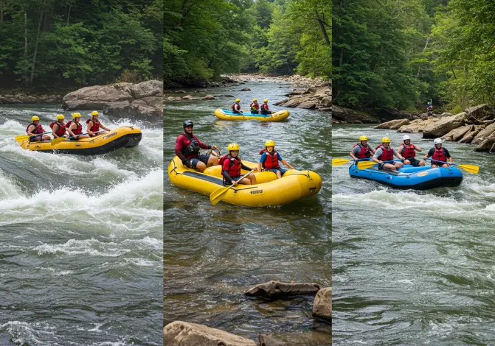 Rafters on the Ocoee, Pigeon, and Chattooga Rivers