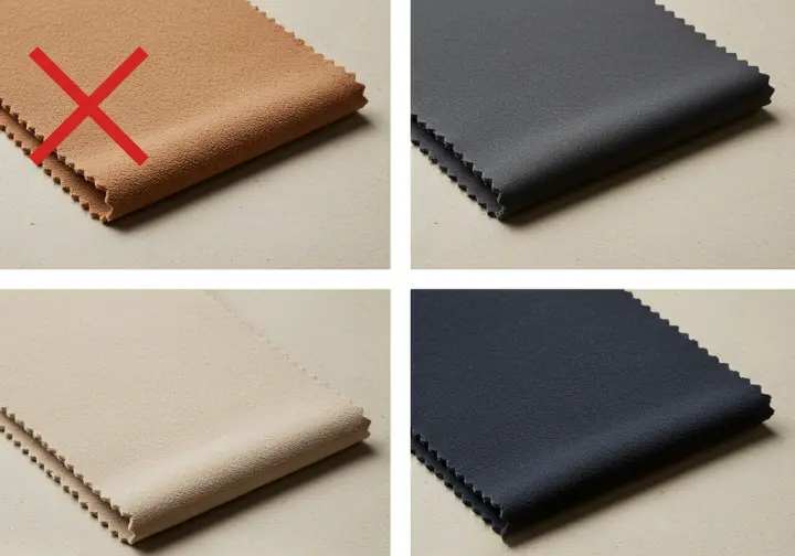 Comparison of fabric choices for rafting, highlighting the benefits of synthetics, wool, and neoprene, and warning against cotton.