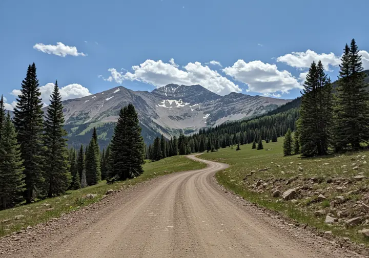 Scenic mountain roads in Ouray, Colorado, showcasing what to expect on a Jeep tour.