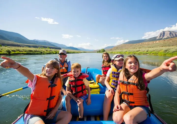 Worth the drive from Denver: Rafting the scenic Arkansas River through Browns Canyon National Monument.