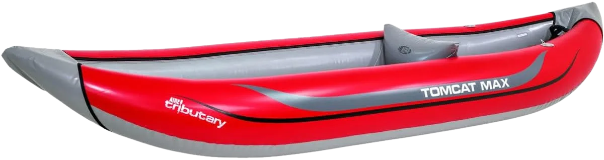AIRE Tributary Tomcat Max sized-up inflatable kayak for taller paddlers