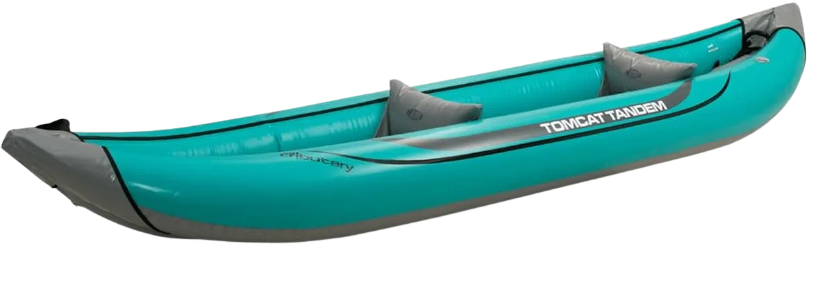 AIRE Tributary Tomcat Tandem two-person self-bailing inflatable kayak