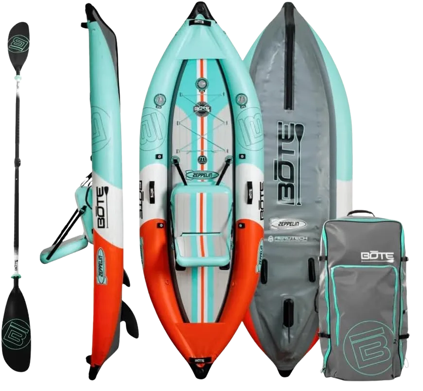 BOTE Zeppelin Aero 10 inch inflatable kayak for river fishing