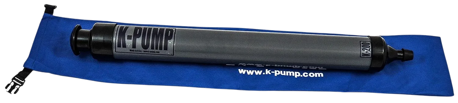 K-Pump K-200 high-volume barrel hand pump for full-size rafts