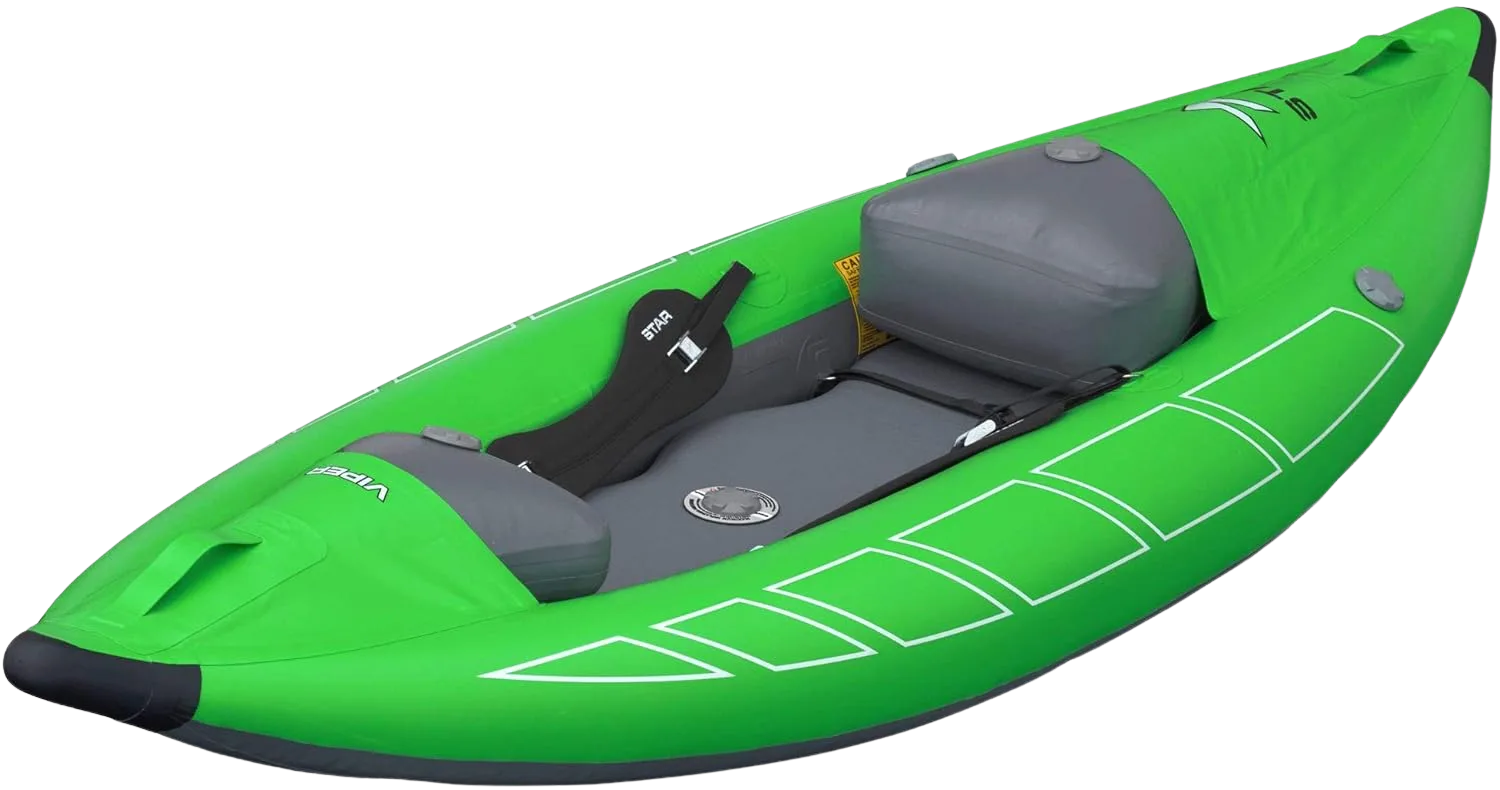 NRS STAR Viper drop-stitch floor inflatable whitewater kayak