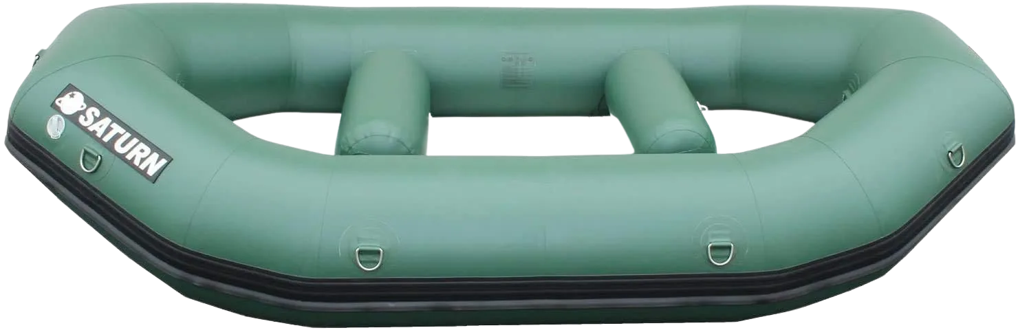 Saturn 9.6 ft whitewater mini raft for tight technical creeks and solo day runs