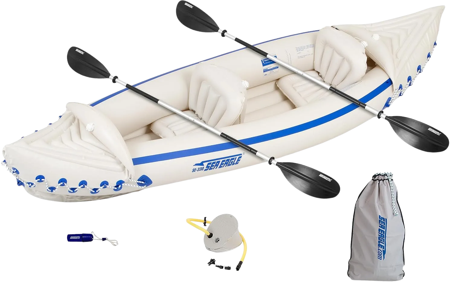 Sea Eagle SE330 inflatable boat for beginners