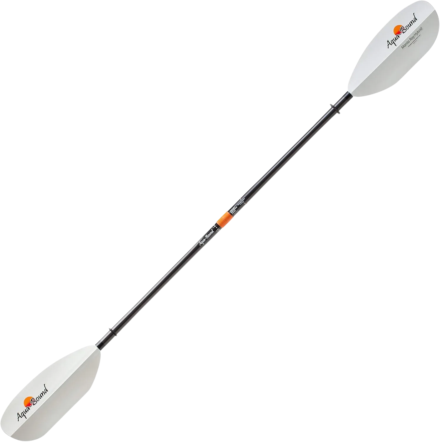 Aqua-Bound Manta Ray Hybrid 240 cm carbon-shaft paddle for a teen on a duckie