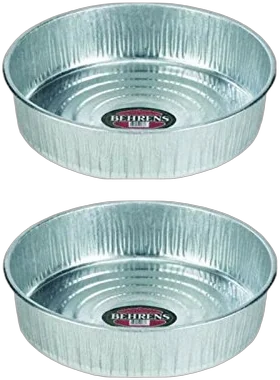 Behrens 2168 3 Gallon Galvanized Steel Utility Pan used as a budget river fire pan