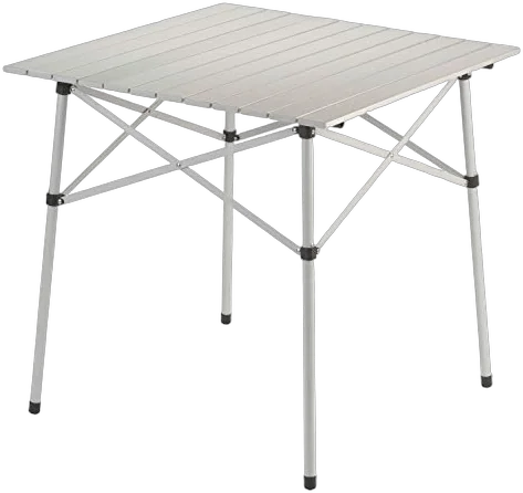 Coleman Compact Roll Top Aluminum Camping Table budget roll-up table for river trips