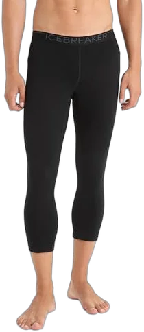 Icebreaker 200 Oasis three-quarter merino legging for cold-water rafting