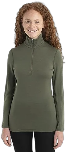 Icebreaker 260 merino half-zip base layer for cold-water rafting