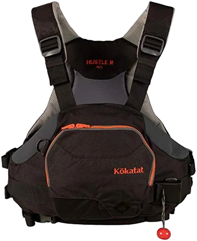 Kokatat Hustler Rescue Type V PFD with quick-release harness for trained whitewater boaters