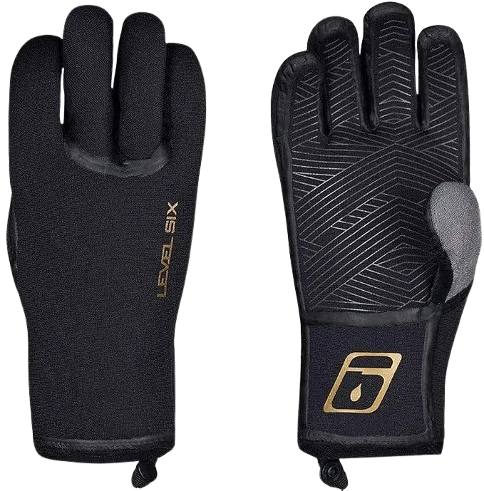 Level Six Granite gloves with textured palm for wet oar grip