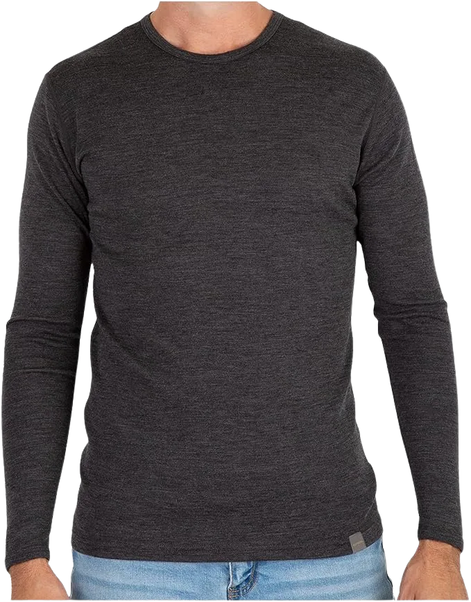 MERIWOOL midweight merino base layer top for cold-water rafting