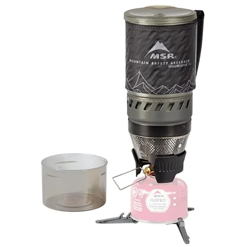 MSR WindBurner Personal stove system with enclosed burner for windy river beaches