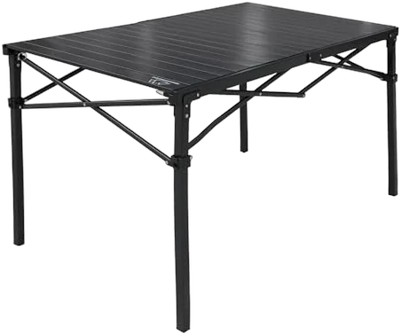 Mountain Summit Gear Heavy Duty Roll Top Table Large aluminum camp table for rafting