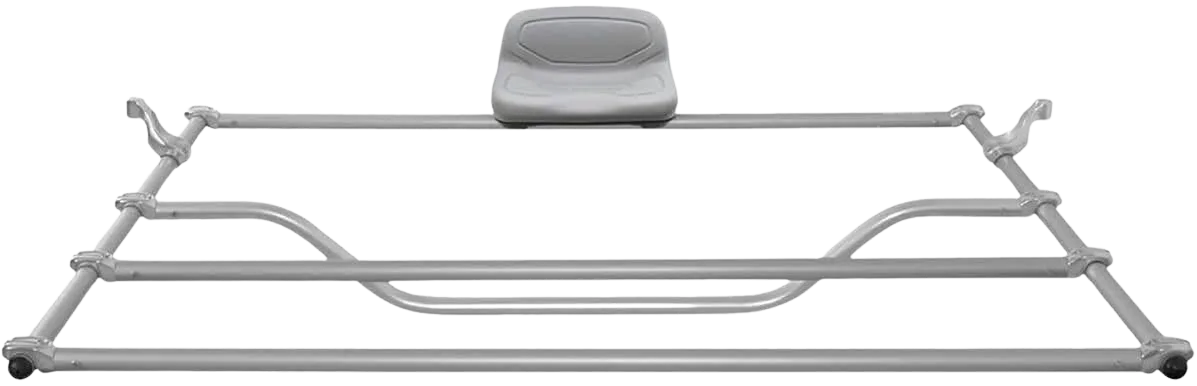 NRS Bighorn I raft frame in aluminum, an off-the-shelf frame for 13 to 14 foot rafts