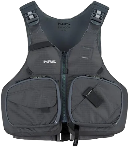 NRS Chinook Type III rafting PFD with mesh lower back for high-back raft seats