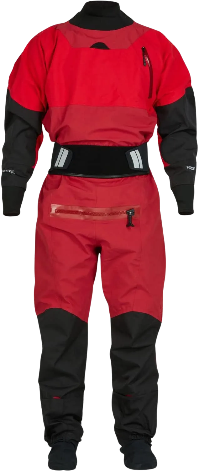 NRS Jakl Gore-Tex Pro rafting drysuit with relief zipper