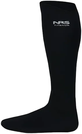 NRS Boundary neoprene socks with tall HydroCuff for shallow put-ins