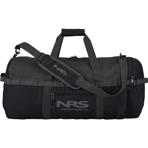 NRS Purest Mesh Duffel Bag 60L, larger mesh soft storage duffel for multi-day river camping gear