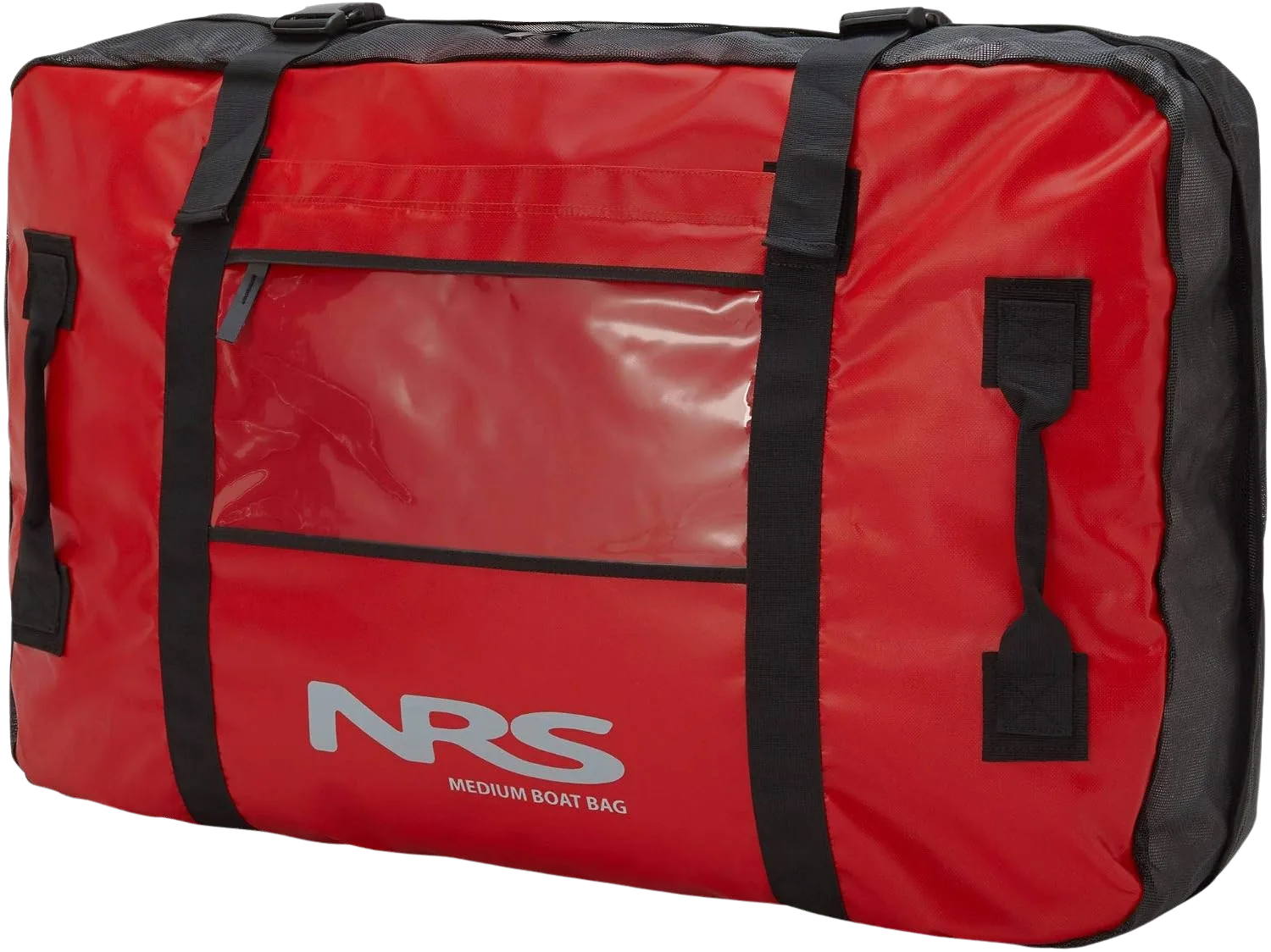 NRS Raft Thwart Bag mounted on a raft thwart for quick-reach gear