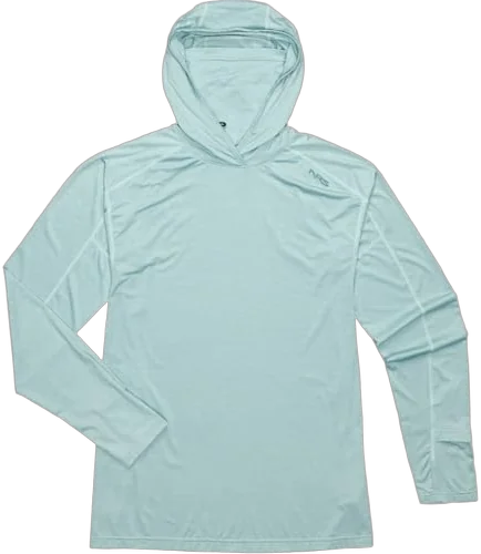 NRS Silkweight Varial UPF sun hoodie with integrated hood for rafting