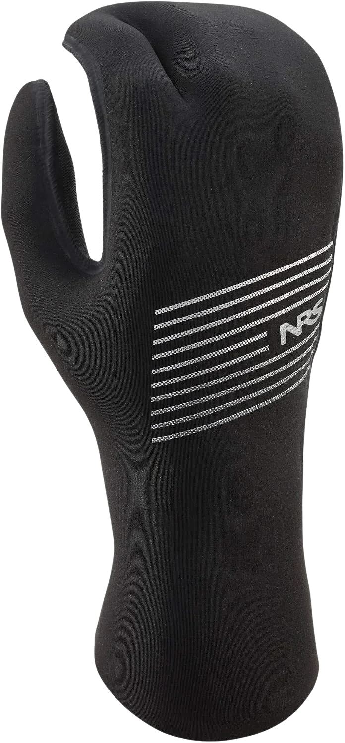 NRS Toaster 3.5mm neoprene mitts for winter cold-water rafting