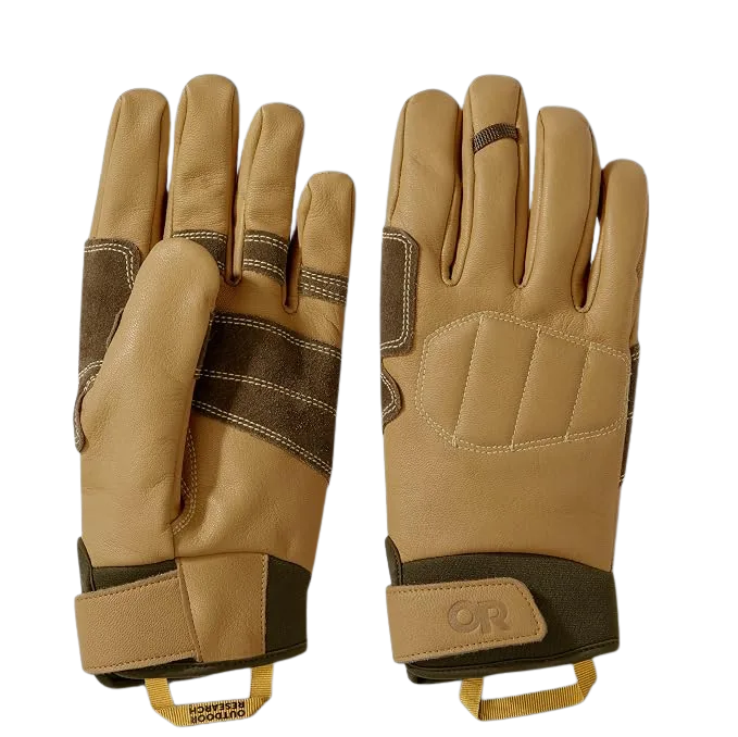 Outdoor Research Granite leather gloves for raft rigging and rope work