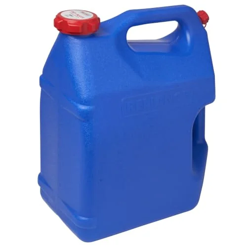 Reliance Jumbo Tainer 2.0 seven gallon water container with spigot for a river camp kitchen