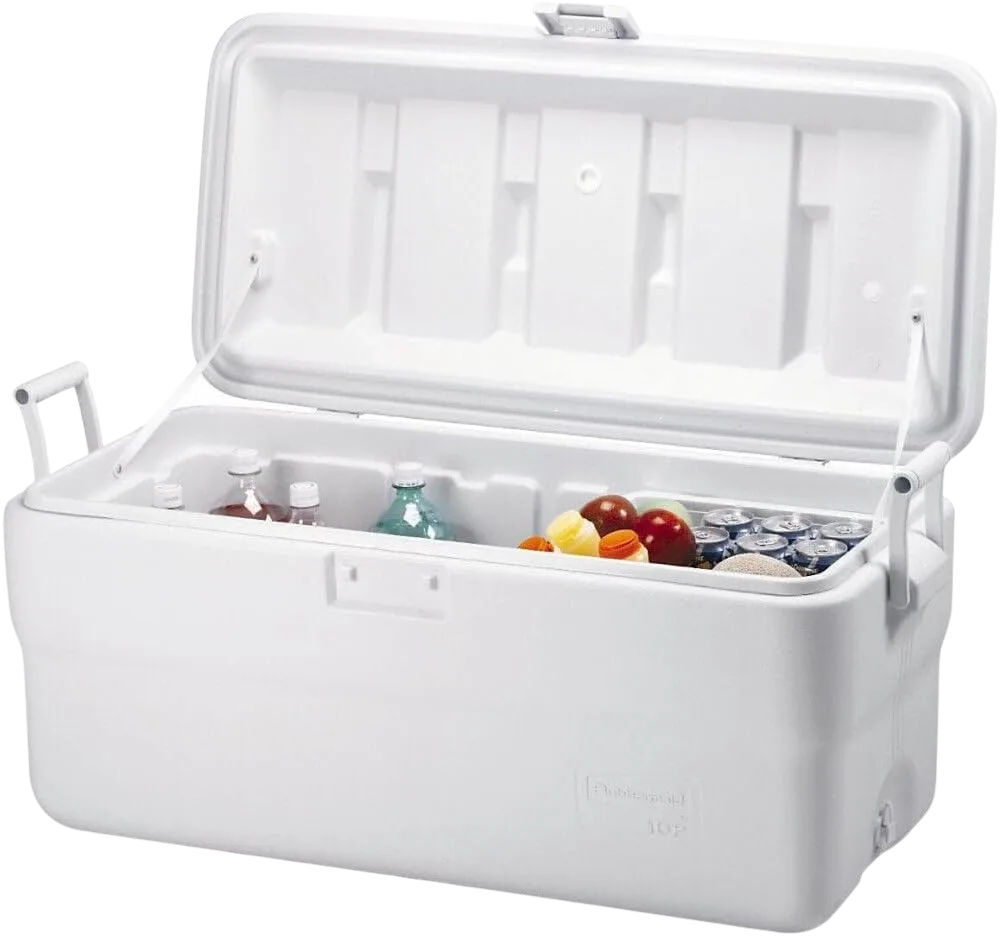 Rubbermaid Marine Cooler 102 Quart budget high-capacity cooler for rafting