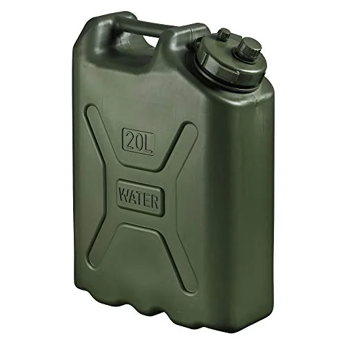 Scepter Military Style 5 gallon green water containers sold as a five pack for group river trips