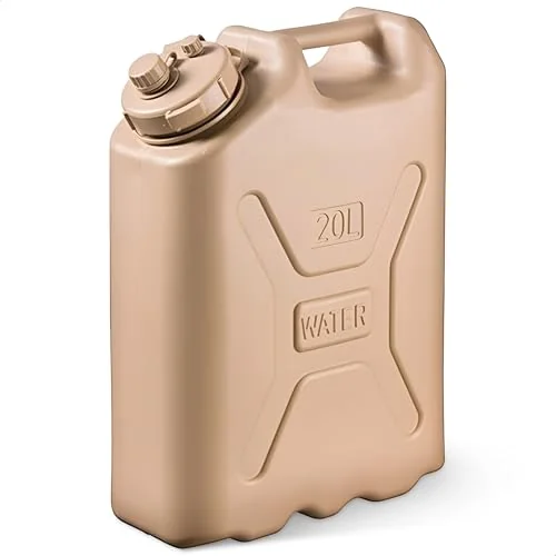 Scepter Military Style 5 gallon water storage container in sand color for raft frame use