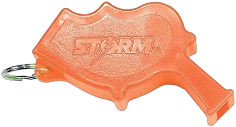 Storm All-Weather Safety Whistle rated at 3150 Hz for whitewater use
