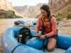 Thwart Bag or Under-Seat Storage? What Goes Where Thwart bag cam-strapped to a paddle raft thwart at a desert put-in, quick-reach gear stowed